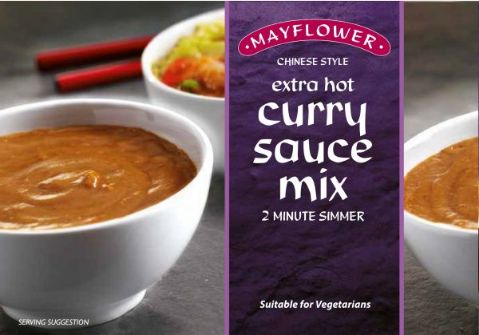Mayflower Chinese Curry Sauce Mix Extra Hot 12 x 255g